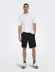 ONLY & SONS Cargo Shorts Black male