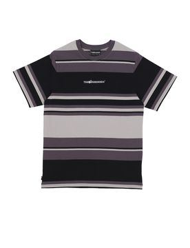 Maglietta Uomo Stone Stripe Tee Black