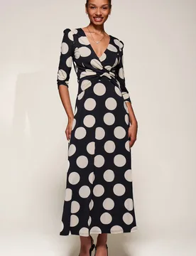 Women's Jersey Ruched Waist Fit & Flare Maxi Dress in Black Size: 16 - Black - Size: 16 - Jolie Moi - FashionsVida