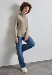 Strickpullover female Beige