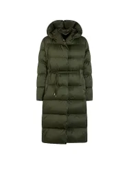 Piumino trapuntato verde scuro 36