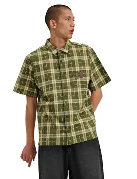 Chemise à Manches Courtes Braun Great Outdoors Iguana Check L Homme