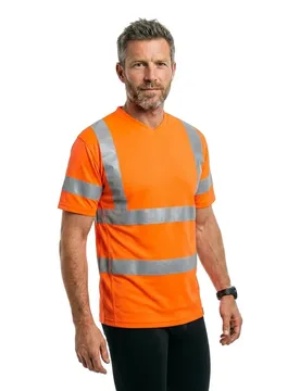 T-shirt à Manches Courtes Safe Classic 18282 Hi-Vis Orange M