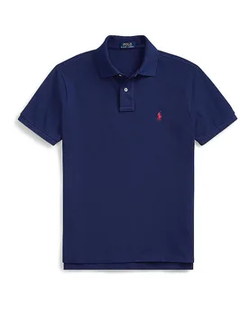 Polo Custom Slim Fit azul oscuro M - Ralph Lauren - FashionsVida