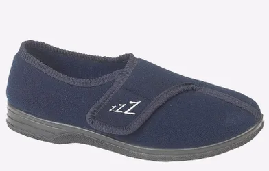 Connor Slippers Mens - Navy - Size Uk 9