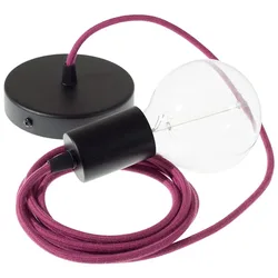 Cables Suspension Luminaire Rc32 50 Cm Burgundy / Black One Size