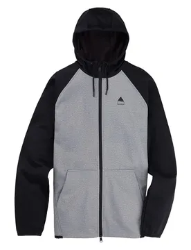 Sweat à Capuche Crown Weatherproof Grey Heather / True Black S