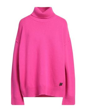 Rollkragenpullover Damen Fuchsia M,S,XS Damen