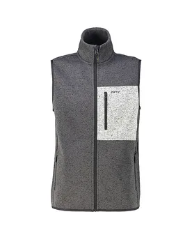 Chaleco polar para hombre Oskarshamin negro S - Meru - FashionsVida