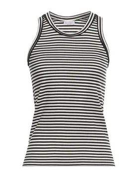 Camiseta de tirantes Mujer Negro L,M,S,XS Mujer - Brunello cucinelli - FashionsVida