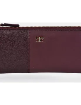 Monedero billetero para mujer en piel combinada - Pierre Cardin - FashionsVida