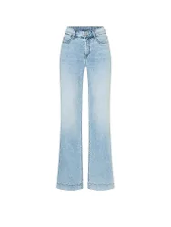 Jeans Wide Leg hellblau 42/L30 damen