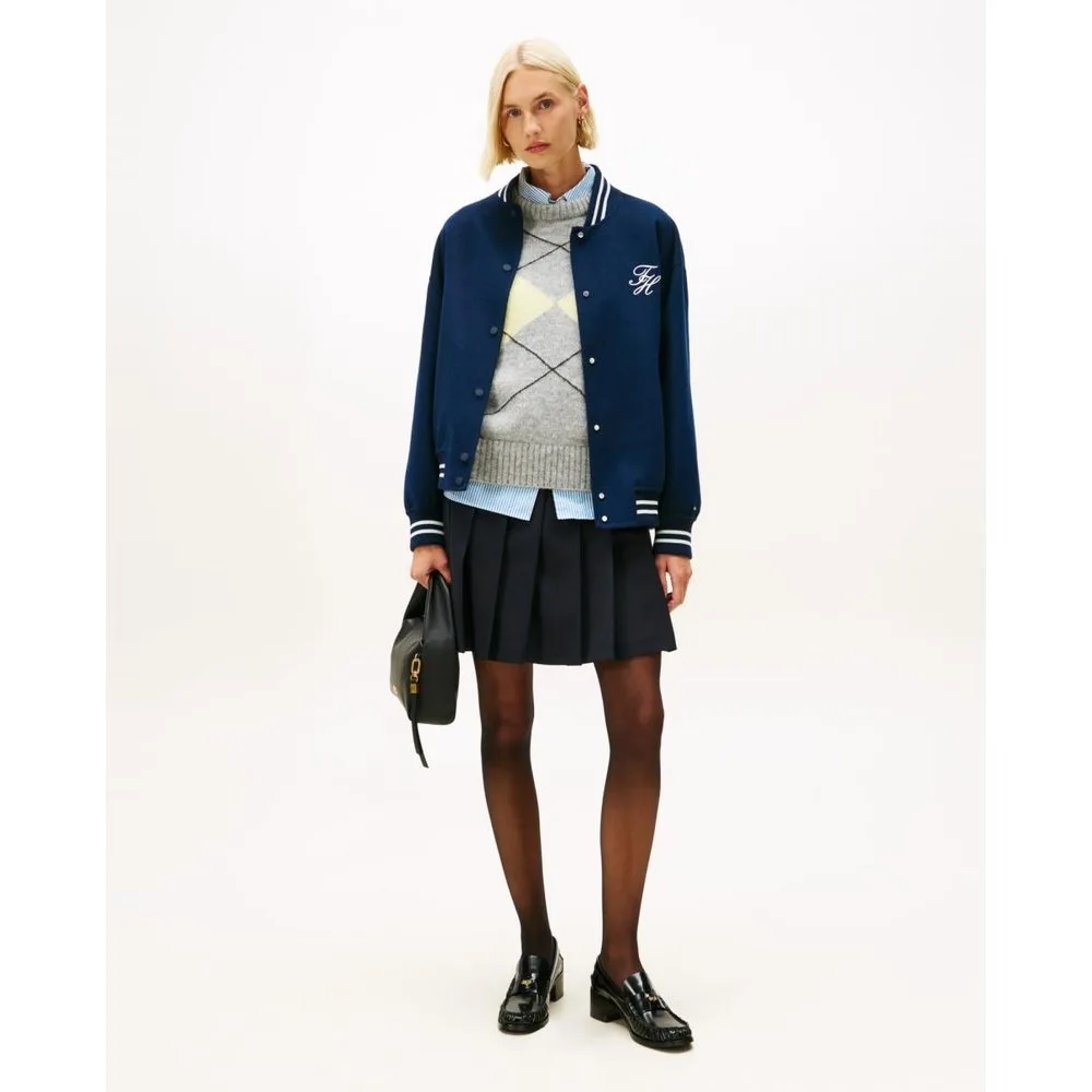 Falda de mujer de lana con tablas - Tommy Hilfiger - FashionsVida