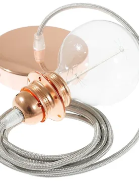 Cables Lampe Suspendue Pendel Pour Abat-jour Rm02 Diy 50 Cm Silver / Copper One Size - Creative - FashionsVida
