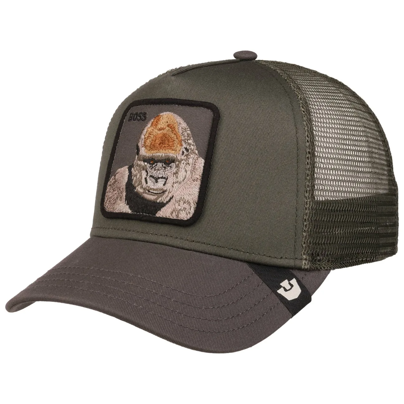 Boss Patch Trucker Cap by - olive - Herren - Size: One Size - Goorin Bros. - FashionsVida