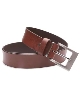 Mens Leather Belt 1. 25" Width - - Size: XXL - Hawkdale - FashionsVida