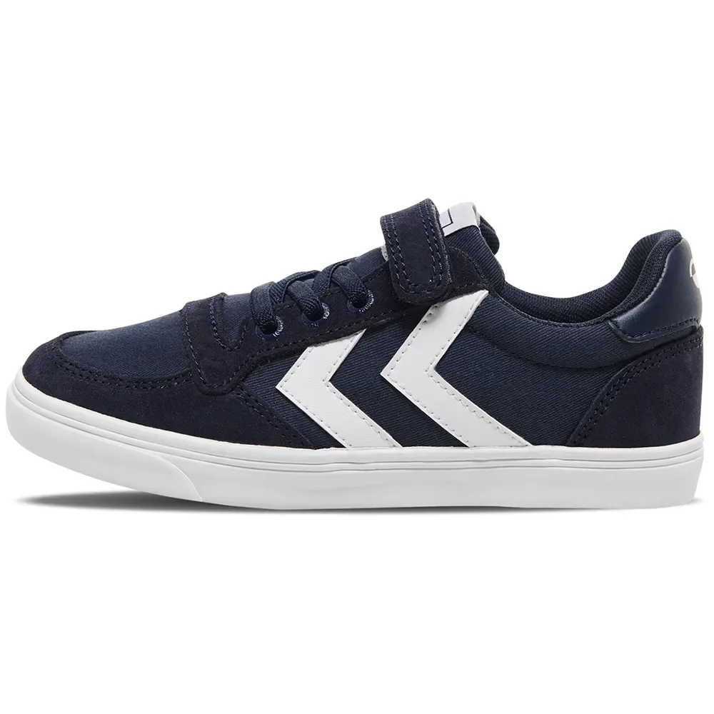 Sneaker Slimmer Stadil Low Blue Dark EU 33 - Hummel - FashionsVida