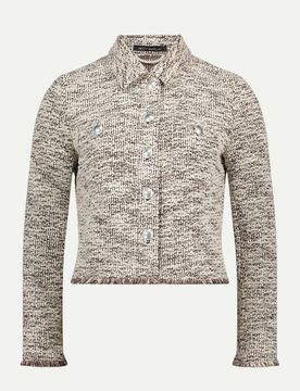Taillierter Bouclé-Blazer Beige 40