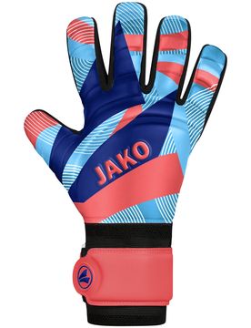 Torwart-Handschuh River Basic Junior RC (coral/skyblue/navy / Größe 6 / Handschuhe)