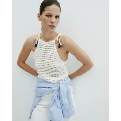 Sfera - Top halter pompones