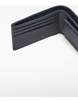 Cartera de hombre desplegable de piel con cierre elástico - Adolfo Dominguez - FashionsVida