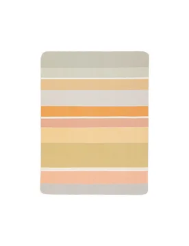 Coperta - Plaid 150x200cm STRIPES OASIS Arancione arancione - Biederlack - FashionsVida