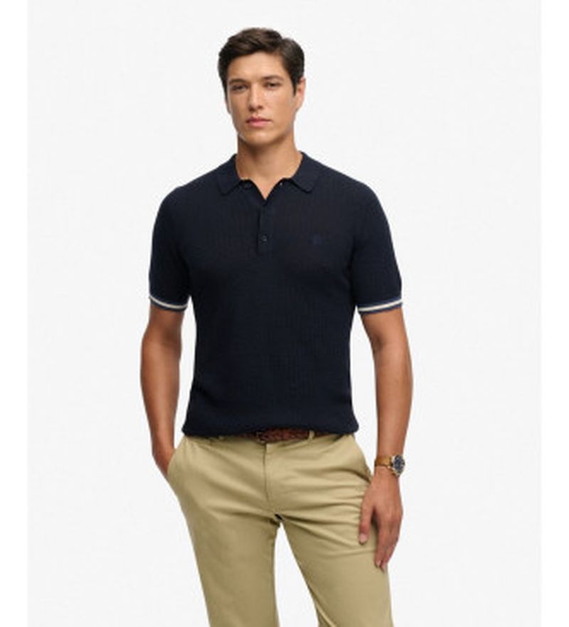 Para hombre. M1110458A Polo Texture (XL), Casual, Algodón, Manga corta