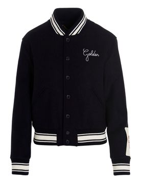 Golden Goose Bomber con logo