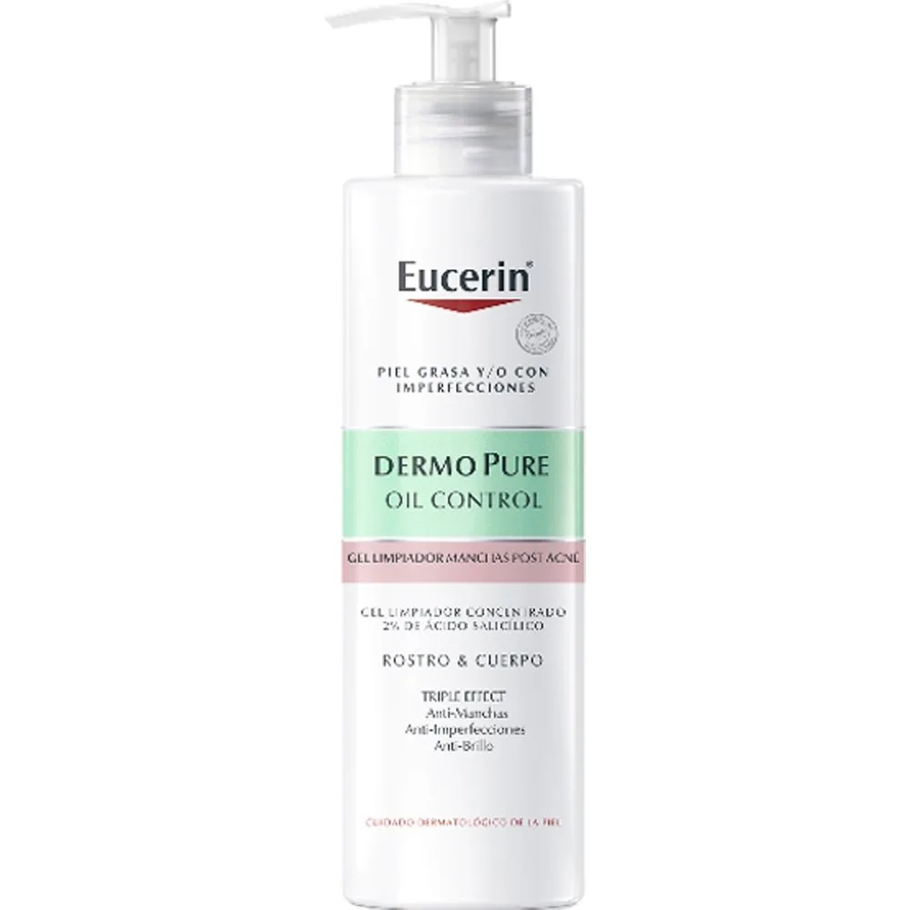 Gel Limpiador DermoPure Triple Efecto 400 ml Eucerin - Eucerin® - FashionsVida