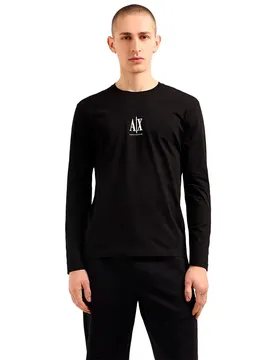 Exchange T-shirt à Manches Longues Xm000364_af12308 Black 2XL