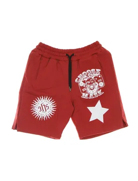 Pantalone Corto Tuta Uomo Choose Your Mask Short Red - IHS - FashionsVida