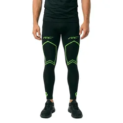 Rc Calf Warmers Black / Safety Yellow M Men