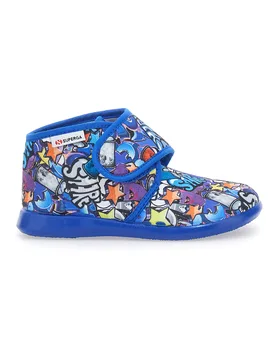 Pantofole Kids Blu Superga 07085 24 - Superga - FashionsVida