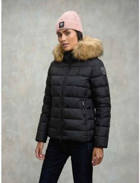 Para mujer. 25WBLDC03099 Abrigo Arcadia (L), Casual, Poliéster, Manga larga