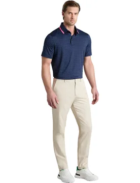 Polo Perforated Stripe , navy m - G/FORE - FashionsVida