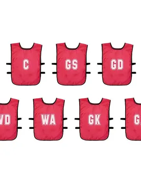 Maillots D´entraînement De Netball 7 Unités Red Infants male