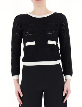 Maglia misto viscosa LIU JEANS NERO L