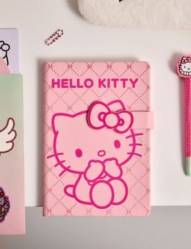 Quaderno A5 a righe Hello Kitty - rosa
