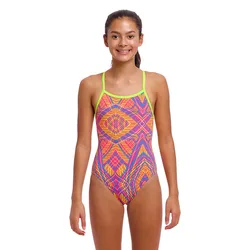 Single Strap Swimsuit Sound Stopper 8 Years Girls