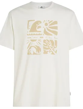 T-shirt à Manches Courtes Melange Front Print Snow White S - O´neill - FashionsVida