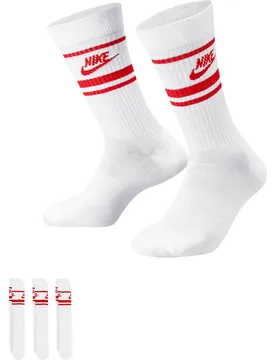 Golf Socken Everyday Essential Crew 3er-Pack, weiss/rot xl - Nike - FashionsVida