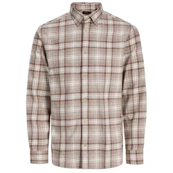 Camicia A Maniche Lunghe Bluharvey Plaza Taupe XS