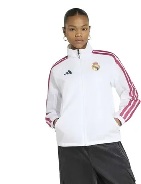 Sweat-shirt à Zip Real Madrid Home Anthem White M - Adidas - FashionsVida