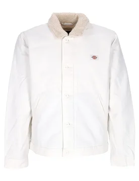 Giacca Workwear Uomo Duck Canvas Deck Jacket Stone Washed Cloud - Dickies - FashionsVida