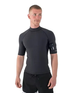 T-shirt Thermique à Manches Courtes Plus 1/1 Mm Black / Graphite L