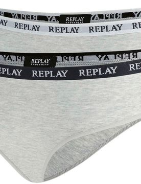 REPLAY Braga gris / negro