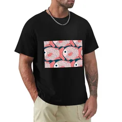 Fish pattern T-Shirt Soft Basic Cotton Short Sleeve Tee
