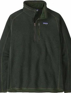 Polaire chaude - M's Better Sweater 1/4 Zip Old Growth Green - Taille S - Vert - Patagonia - FashionsVida