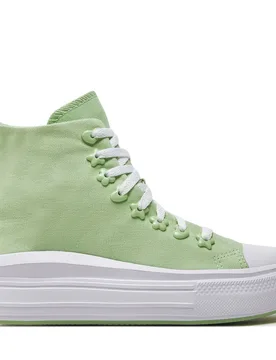 Sneakers aus Stoff Chuck Taylor All Star Motion Platform Stars A08100C Grün 37_5 female - Converse - FashionsVida