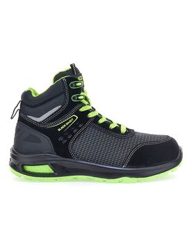 Scarpe antinfortunistiche nere e verdi S1PL PK23037 44